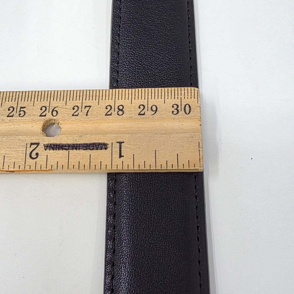 Brighton Leather Belt Mens Black Anilina Glove Leather Size 50 Stylish Dressy - Picture 11 of 12